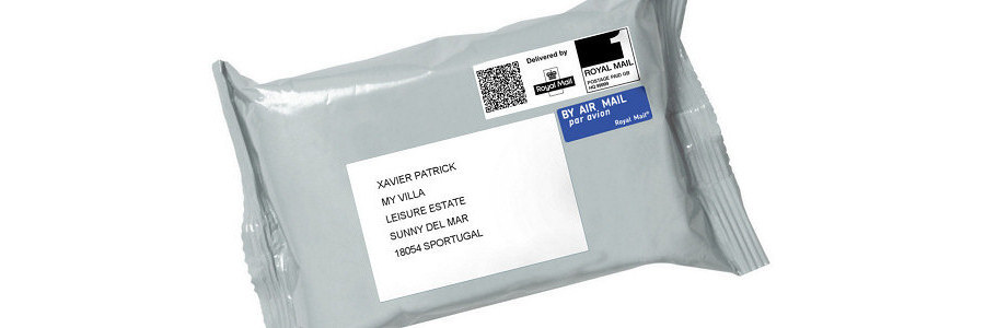 Postal bag used in mail forwarding for UK expats